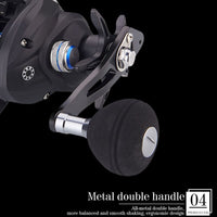 DEUKIO Bait fishing reel 4+1BB gear ratio 7.2:1 double line cup