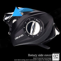 DEUKIO Bait fishing reel 4+1BB gear ratio 7.2:1 double line cup