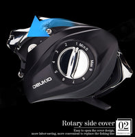 DEUKIO Bait fishing reel 4+1BB gear ratio 7.2:1 double line cup