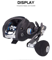 DEUKIO Bait fishing reel 4+1BB gear ratio 7.2:1 double line cup