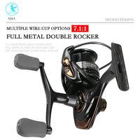 Q&L Spinning Reels speed ratio 7.1:1 HS2000 3000 5+1BB