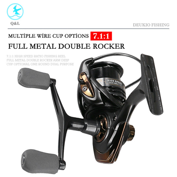 Q&L Spinning Reels speed ratio 7.1:1 HS2000 3000 5+1BB