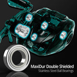 KastKing Crixus super light baitcasting fishing reel with magnetic brake system 8KG drag power
