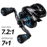 KastKing Crixus super light baitcasting fishing reel with magnetic brake system 8KG drag power