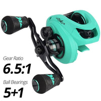 KastKing Crixus super light baitcasting fishing reel with magnetic brake system 8KG drag power