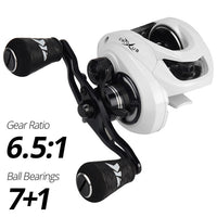KastKing Crixus super light baitcasting fishing reel with magnetic brake system 8KG drag power