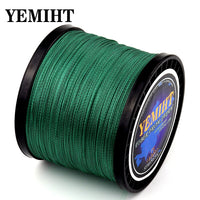 Yemiht Lure line multicolour PE braided wire 4 strands multifilament