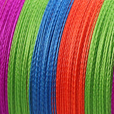 Yemiht Lure line multicolour PE braided wire 4 strands multifilament