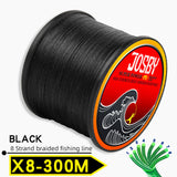 JOSBY 8 Strands 10-78LB PE Braided fishing wire multifilament