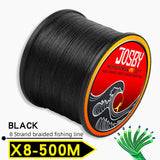 JOSBY 8 Strands 10-78LB PE Braided fishing wire multifilament