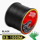 JOSBY 8 Strands 10-78LB PE Braided fishing wire multifilament