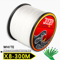 JOSBY 8 Strands 10-78LB PE Braided fishing wire multifilament