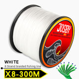 JOSBY 8 Strands 10-78LB PE Braided fishing wire multifilament