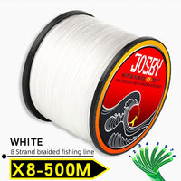 JOSBY 8 Strands 10-78LB PE Braided fishing wire multifilament