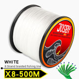 JOSBY 8 Strands 10-78LB PE Braided fishing wire multifilament
