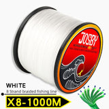 JOSBY 8 Strands 10-78LB PE Braided fishing wire multifilament