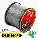 JOSBY 8 Strands 10-78LB PE Braided fishing wire multifilament