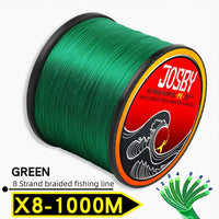 JOSBY 8 Strands 10-78LB PE Braided fishing wire multifilament