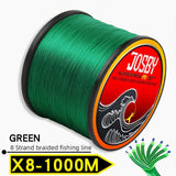 JOSBY 8 Strands 10-78LB PE Braided fishing wire multifilament
