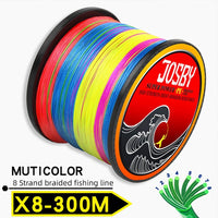 JOSBY 8 Strands 10-78LB PE Braided fishing wire multifilament
