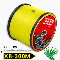 JOSBY 8 Strands 10-78LB PE Braided fishing wire multifilament