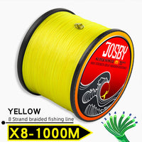 JOSBY 8 Strands 10-78LB PE Braided fishing wire multifilament
