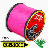 JOSBY 8 Strands 10-78LB PE Braided fishing wire multifilament