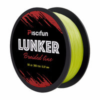 Piscifun Lunker 274M PE fiber multifilament braided fishing line 0.06-0.5mm 4 strands 6-80lb