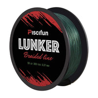 Piscifun Lunker 274M PE fiber multifilament braided fishing line 0.06-0.5mm 4 strands 6-80lb