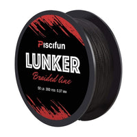 Piscifun Lunker 274M PE fiber multifilament braided fishing line 0.06-0.5mm 4 strands 6-80lb