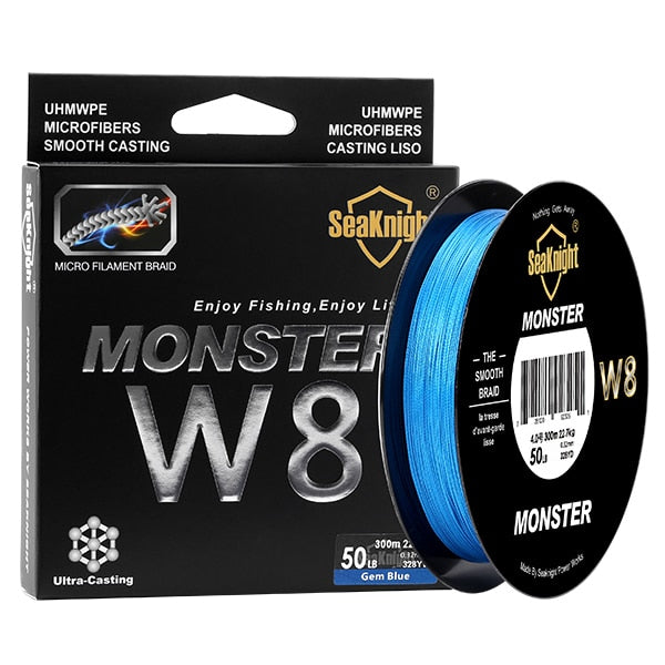 SeaKnight MONSTER W8 Fishing Line 8 strands braided fishing line Multi – LifeOutdoor