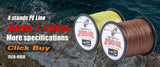 Angryfish fluorocarbon fishing line  50m transparent/Pink super strong