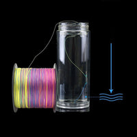 12 Strands multicolor lure line PE braided wire multifilament weaving