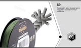 SeaKnight Monster S9 300M PE fishing line 9 strand reverse spiral tech multifilament
