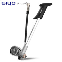 GIYO Foldable 300psi High-pressure Bike Air Shock Pump with Lever & Gauge