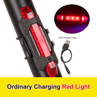 Bike Light Waterproof Rear Tail Light LED USB Rechargeable Mountain Bike