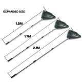 Aluminum Alloy 150/170/210cm Retractable Fishing Net Telescoping Foldable