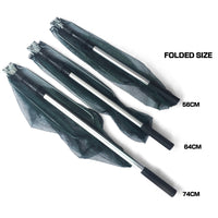 Aluminum Alloy 150/170/210cm Retractable Fishing Net Telescoping Foldable
