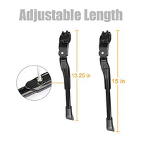 1Pcs Black/White Adjustable MTB Road Bicycle Kickstand