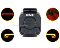 GIYO Battery Pack Bicycle Light USB Rechargeable Lamp