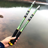 GHOTDA 2.1M/2.4M/2.7M/30.M/3.6M carp fishing rod feeder hard FRP carbon fiber