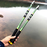 GHOTDA 2.1M/2.4M/2.7M/30.M/3.6M carp fishing rod feeder hard FRP carbon fiber