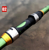 GHOTDA 2.1M/2.4M/2.7M/30.M/3.6M carp fishing rod feeder hard FRP carbon fiber