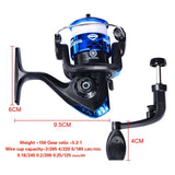 Balight 5.2:1 High speed fishing reel G-ratio