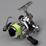 Mini 100 Pocket Spinning Fishing Reel 4.3:1 Metal Wheel