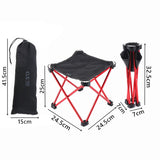 Outdoor Ultralight Folding Stool Fishing Chair