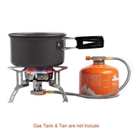 11pcs portable camping cookware mess kit backpacking