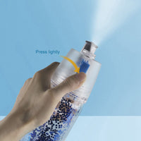 350Ml solid plastic spray cool summer sport water bottle
