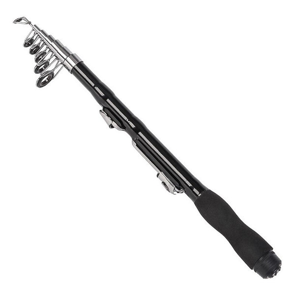 LEO Carp Fishing Hard Rod Feeder Adjustable Automatic Sea Fishing Pole 1.5M
