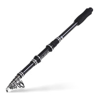 CAPACI Carbon small fiber telescope fishing rod